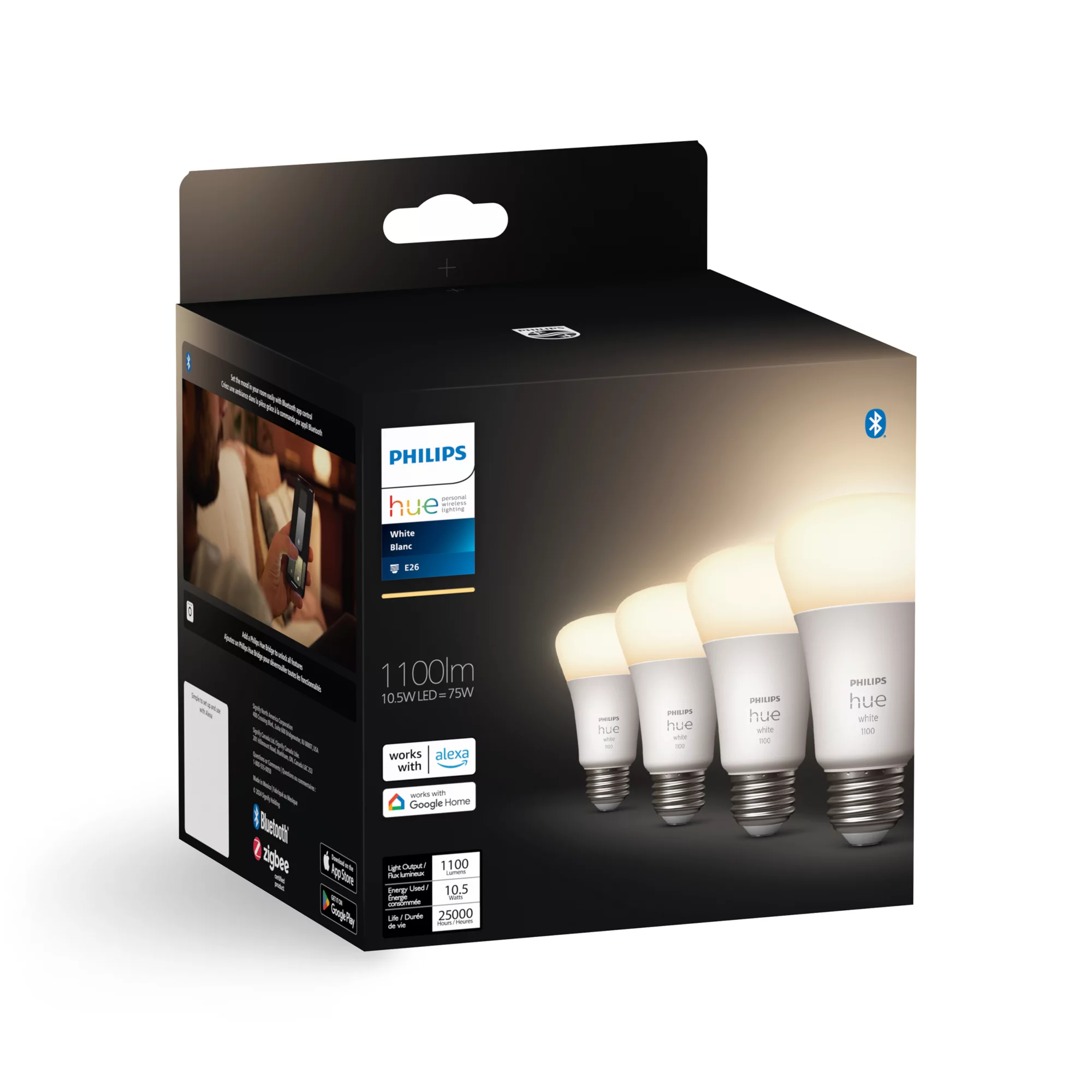 Philips by Signify Philips Hue White 046677563073 smart lighting Smart bulb Bluetooth/Zigbee – image 4