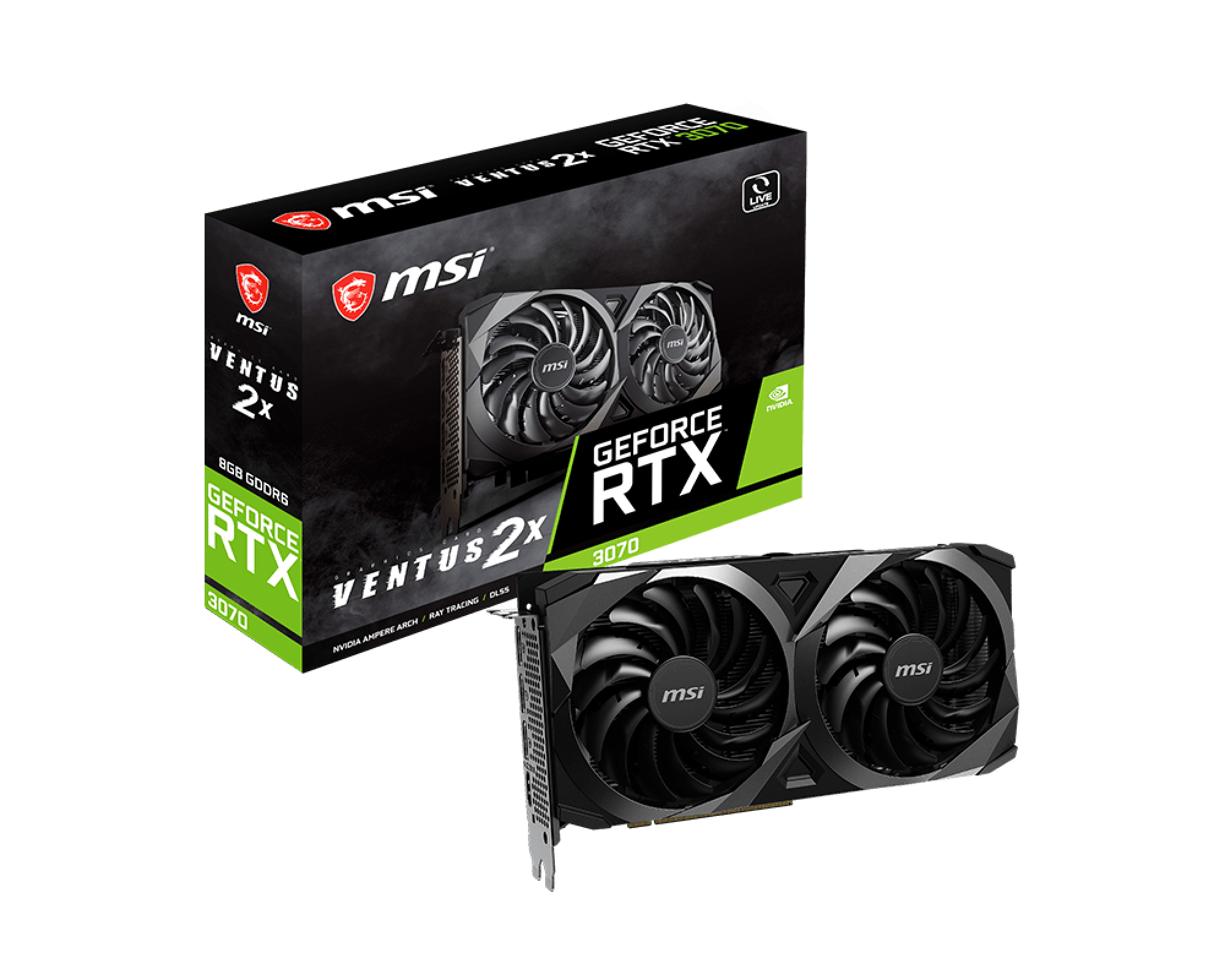 MSI VENTUS GeForce RTX 3070 2X OC NVIDIA 8 GB GDDR6 image 5