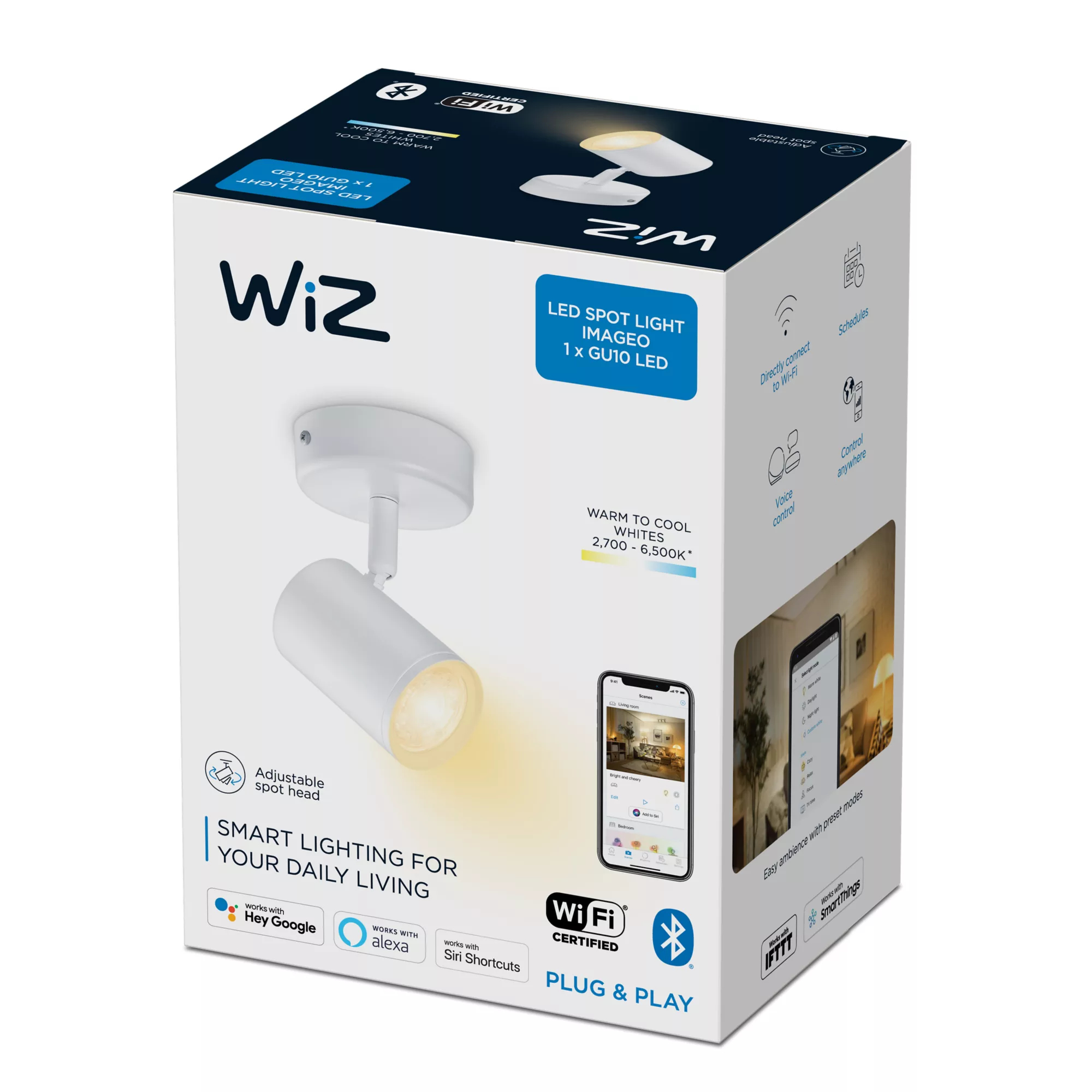 WiZ IMAGEO 1x adjustable spotlight – image 2