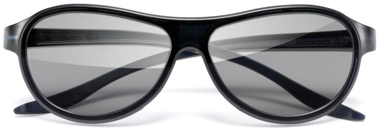 LG AG-F310 stereoscopic 3D glasses Black