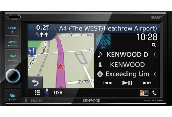 Kenwood DNR4190DABS car media receiver Black – image 1