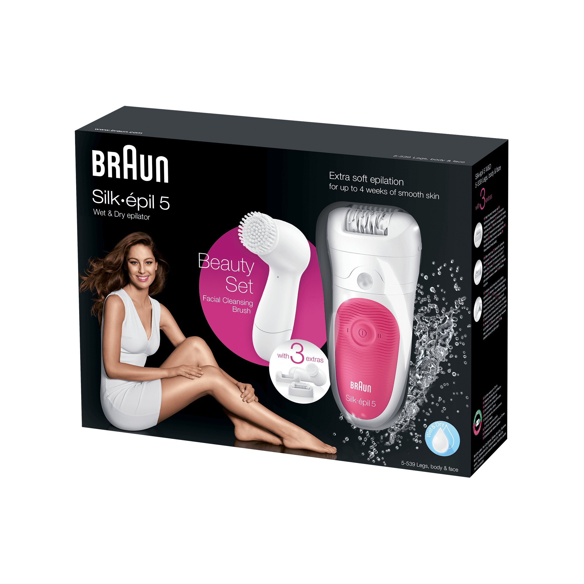 Braun 81574413 epilator 28 tweezers White, Pink – image 3