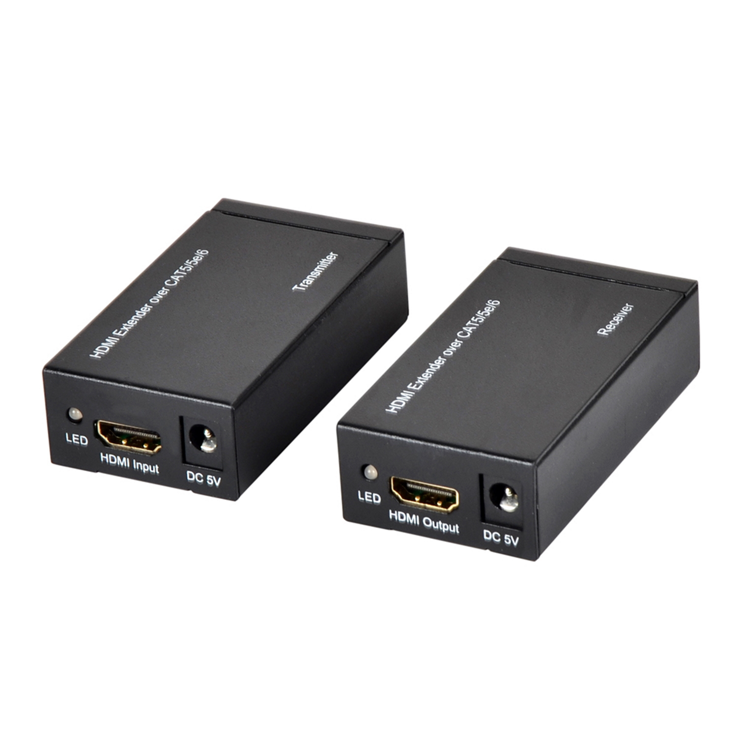 Ewent EW3715 AV extender AV transmitter & receiver Black