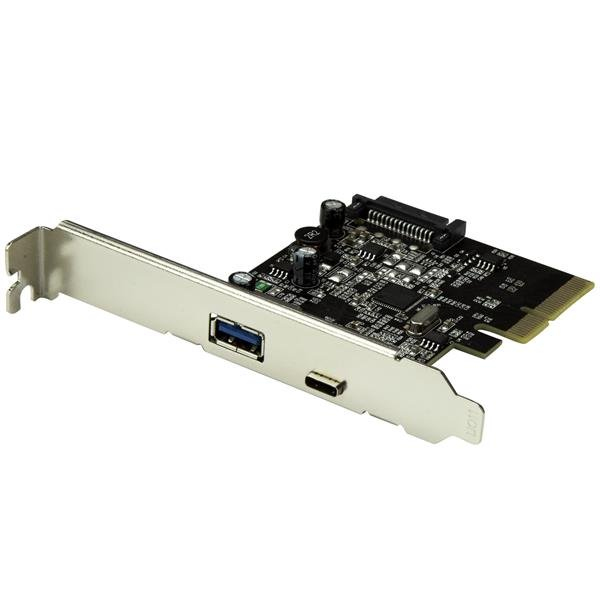 StarTech.com Discontinued and replaced by PEXUSB311AC3 - Dual Port USB 3.1 Card - 1x USB-C - 1x USB-A - 10Gbps per port - Expansion Card - USB 3.1 PCI-E Card -