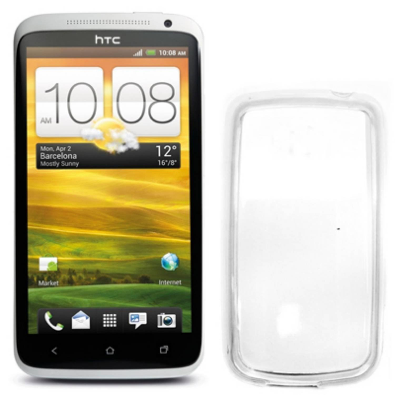 Celly GELSKIN235 mobile phone case Cover Transparent