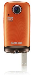 Samsung HMX-E10ON 8 MP CMOS Full HD Orange – image 3