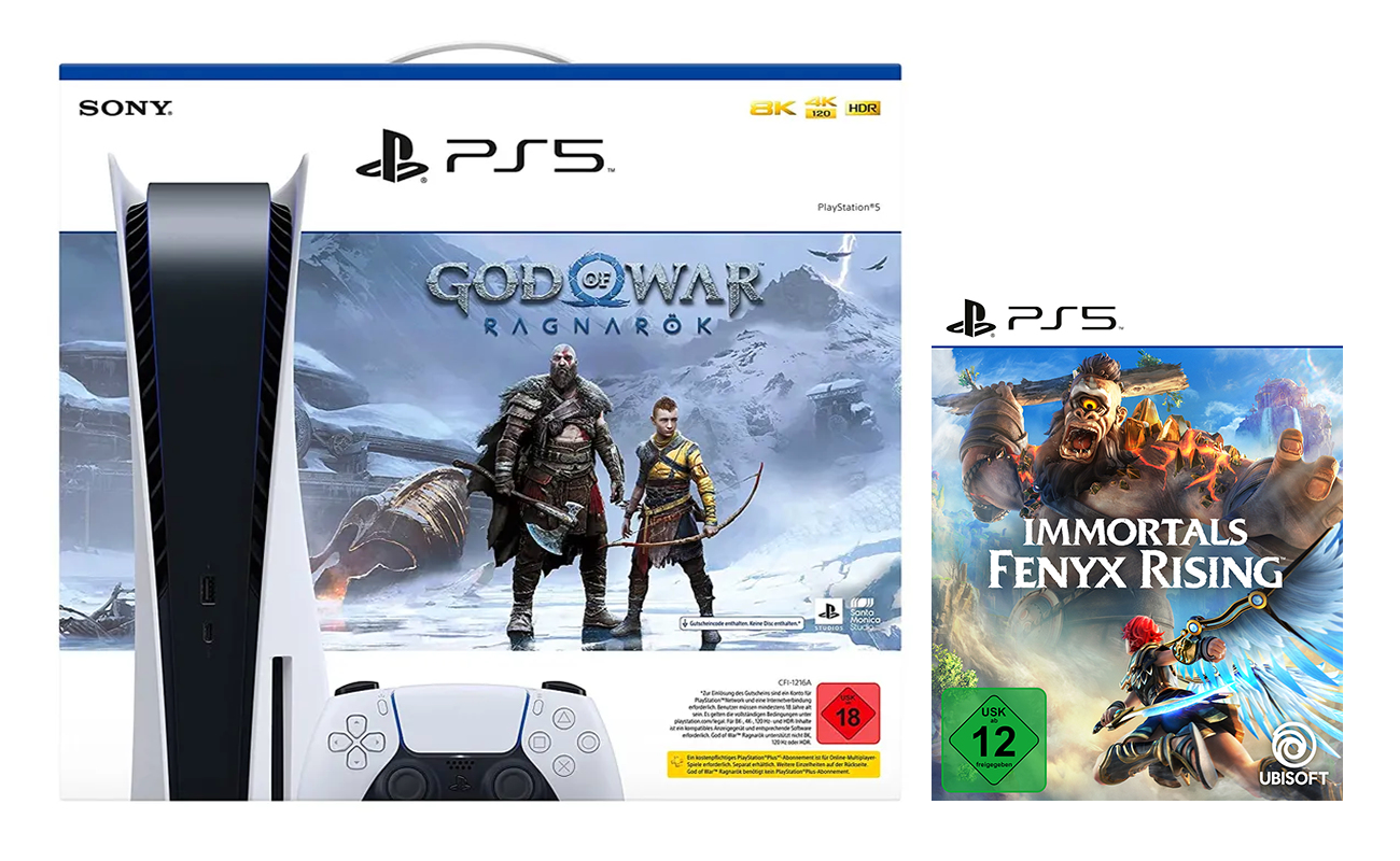 Sony Interactive Entertainment PlayStation 5 + God of War Ragnarök + Immortals Fenyx Rising – image 2