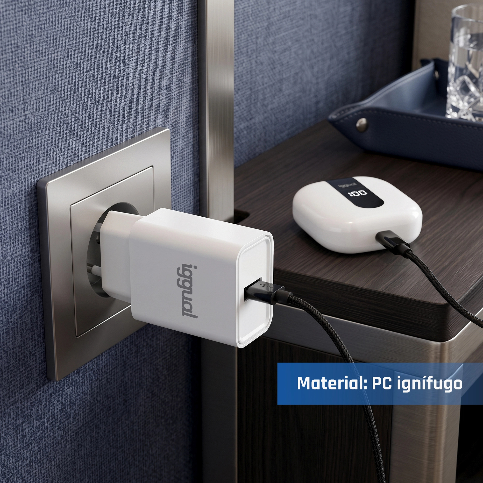 iggual IGG318188 mobile device charger Universal White AC Indoor – image 5