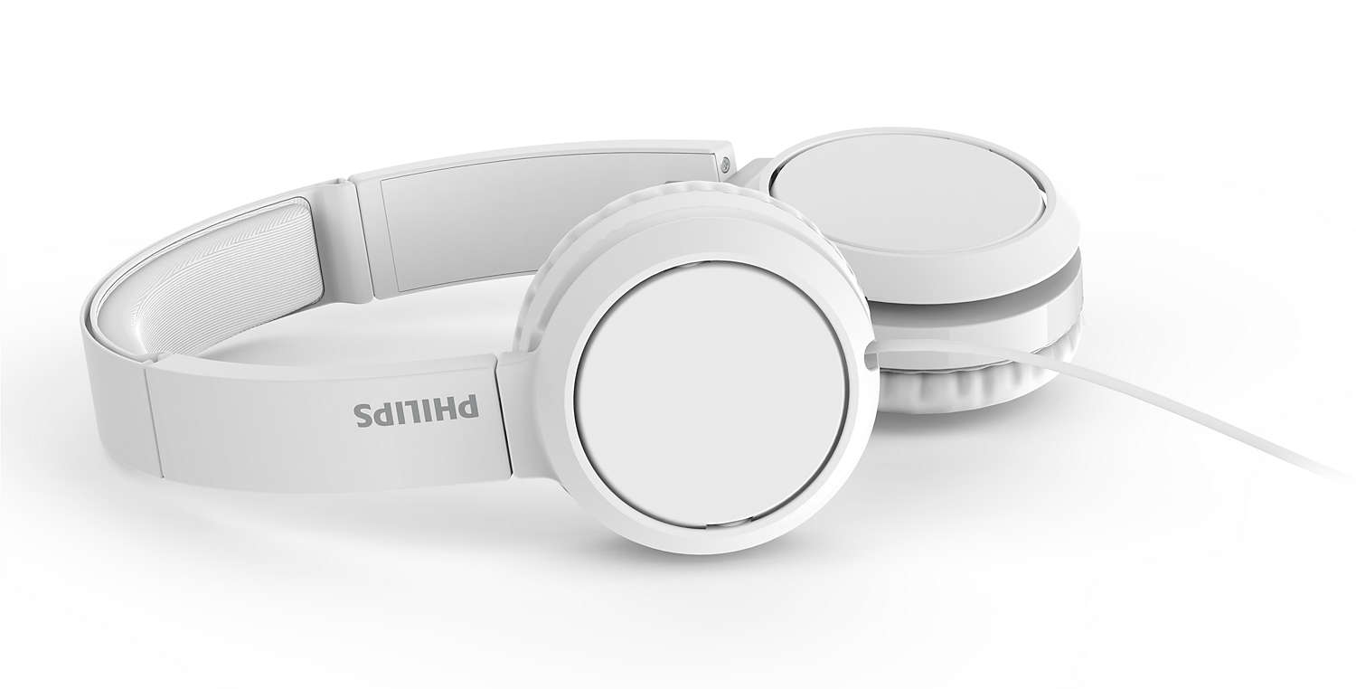 Philips 3000 series TAH4105WT/00 headphones/headset Wired Head-band Calls/Music White – image 3