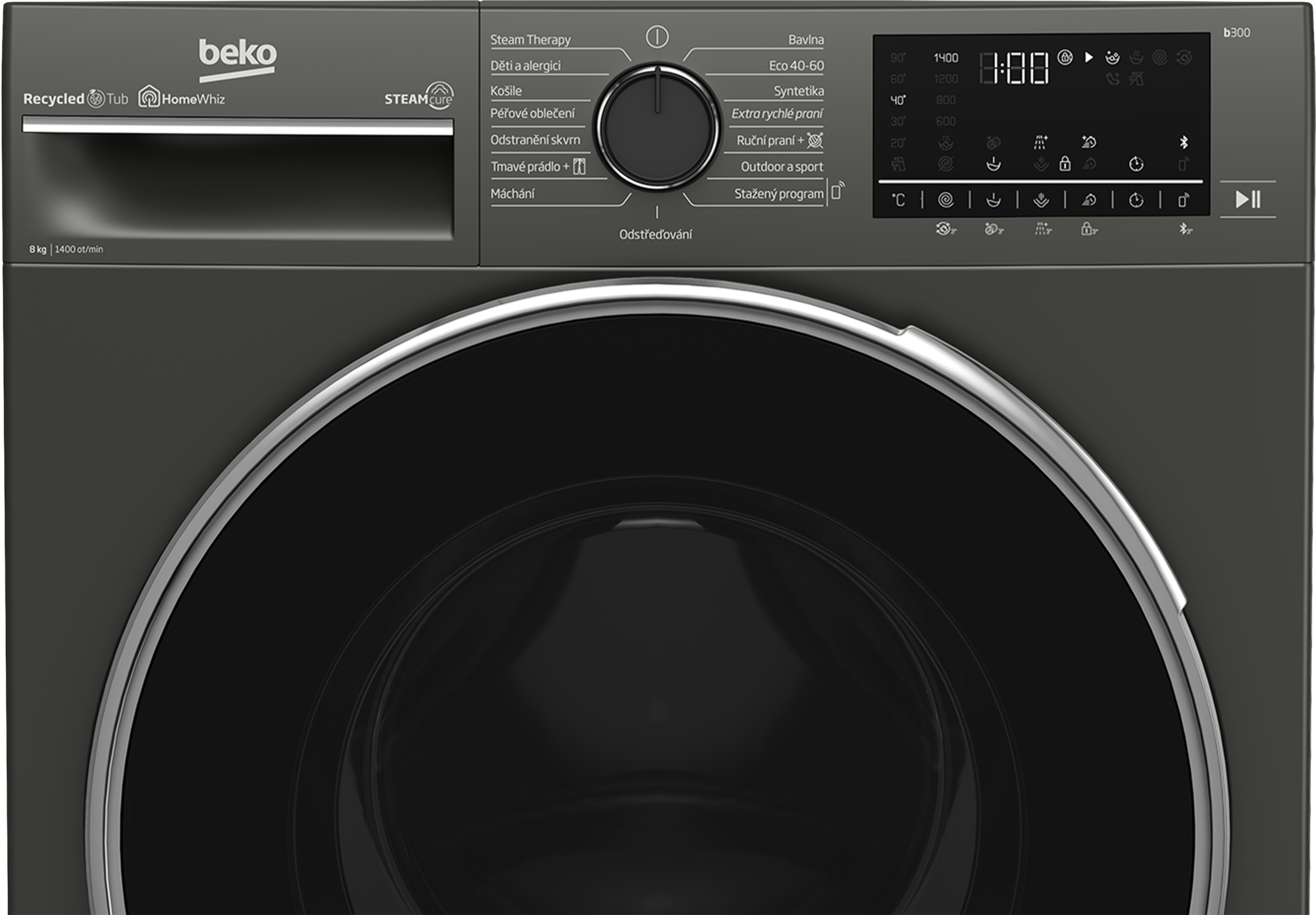 Beko B5WFU58418MCSHBC washing machine Front-load – image 4