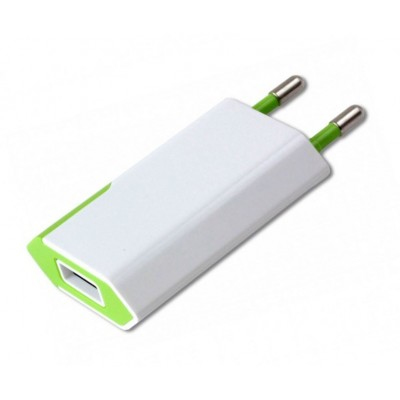 Techly 100044 mobile device charger GPS, MP3, Microphone, Mobile phone, PDA, Smartphone Green, White AC Indoor