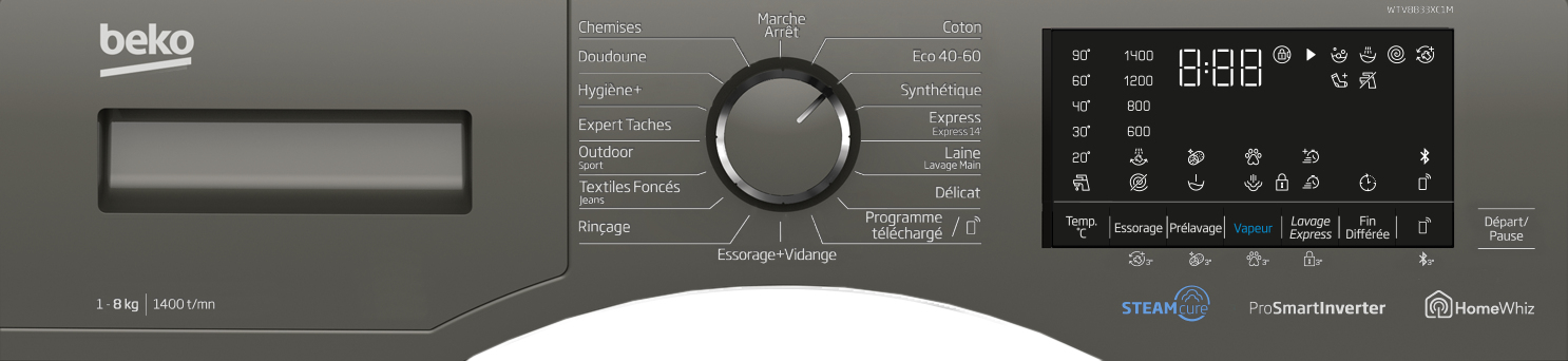 Beko WTV8833XC1M washing machine Front-load – image 3