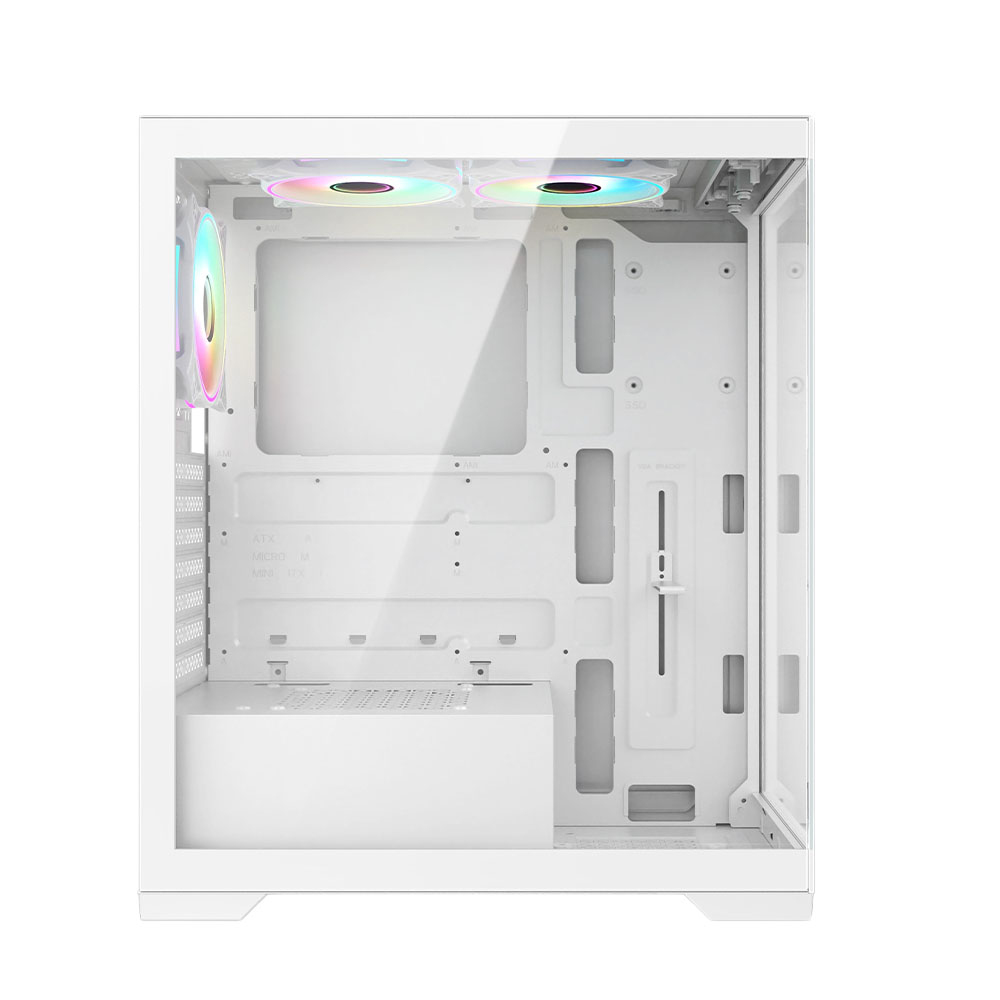 VIDA VETRO-WHT computer case Tower White – image 7