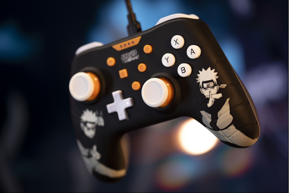 Konix Naruto 80381116686 Gaming Controller Black USB Gamepad Nintendo Switch, PC – image 6