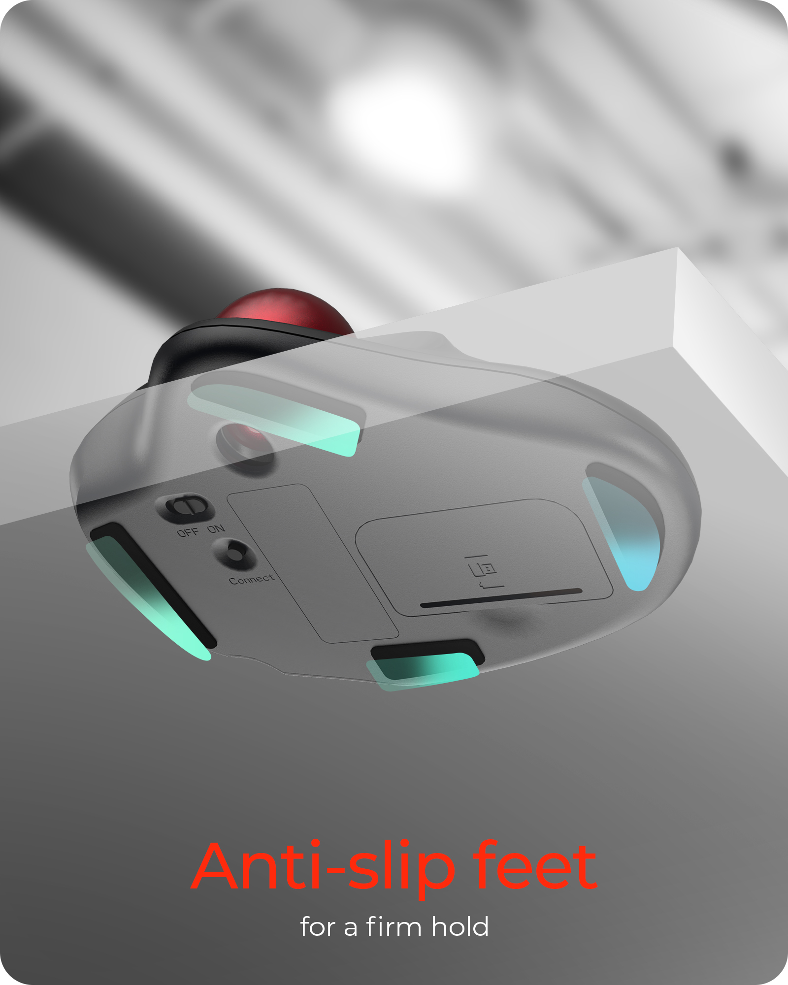 KeySonic KSM-6101RF-EGT mouse Office Right-hand RF Wireless 1000 DPI – image 7