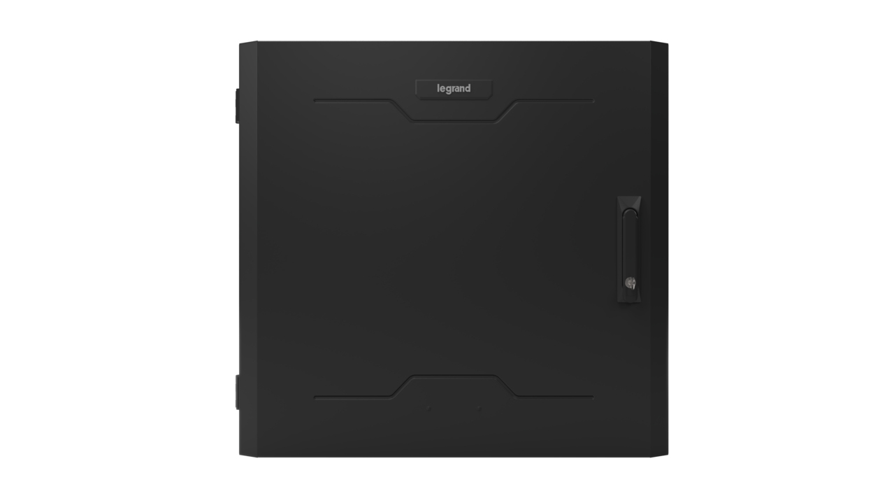 Legrand SWMR12RUSD-26-26 rack cabinet 12U Wall mounted rack Black – image 2