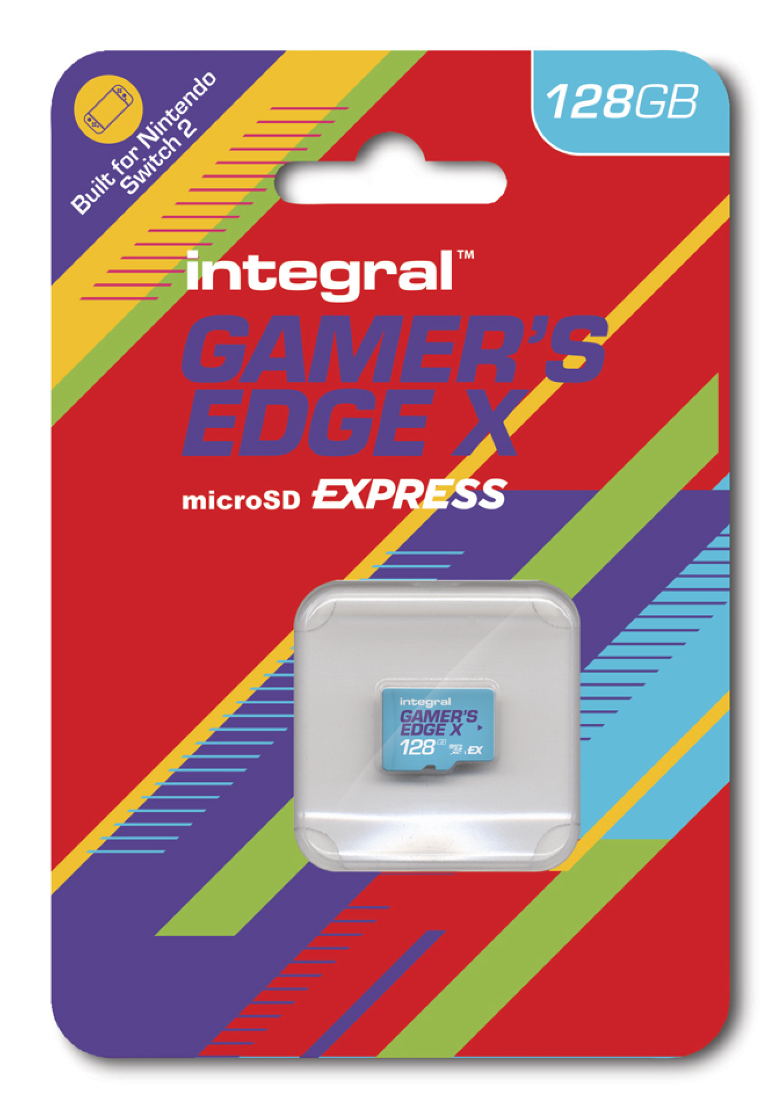 Integral 128GB MSDXC EXPRESS UHS-1 U3 CL10 V30 A1 GAMERS EDGE X CARD UP TO 890MBS READ 550MBS WRITE – image 1