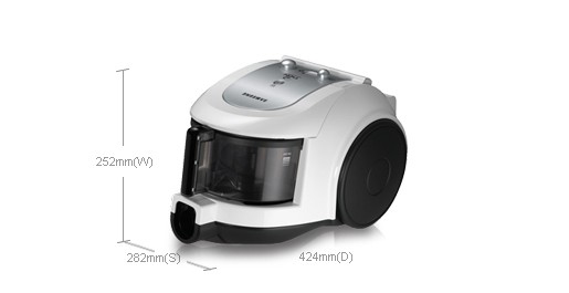 Samsung SC6531 1.4 L Cylinder vacuum Dry 1600 W Bagless – image 4