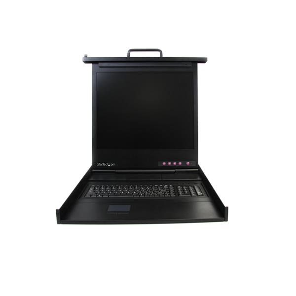 StarTech.com 1U 19" Rackmount LCD Console – USB – Value Series – image 2