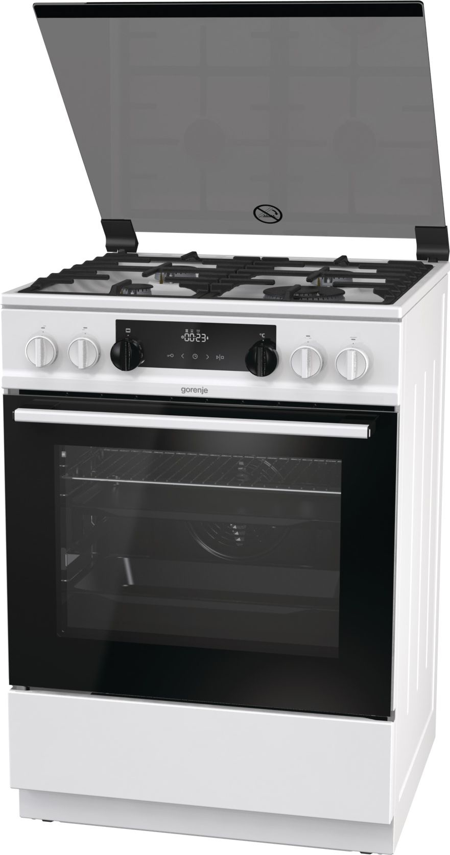 Gorenje K6352WA Freestanding cooker Electric Gas White – image 6