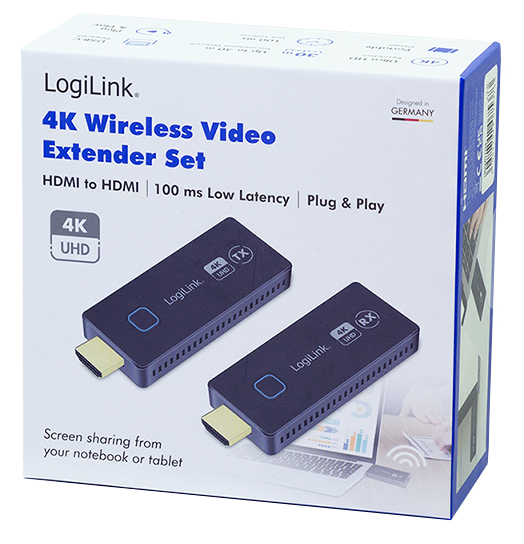 LogiLink HDW0102 AV extender AV transmitter & receiver Black – image 3