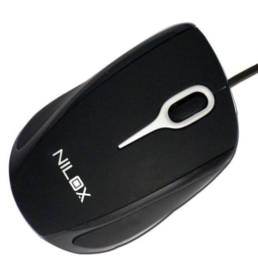 Nilox 10NXMP08ER003 mouse USB Type-A Optical 800 DPI