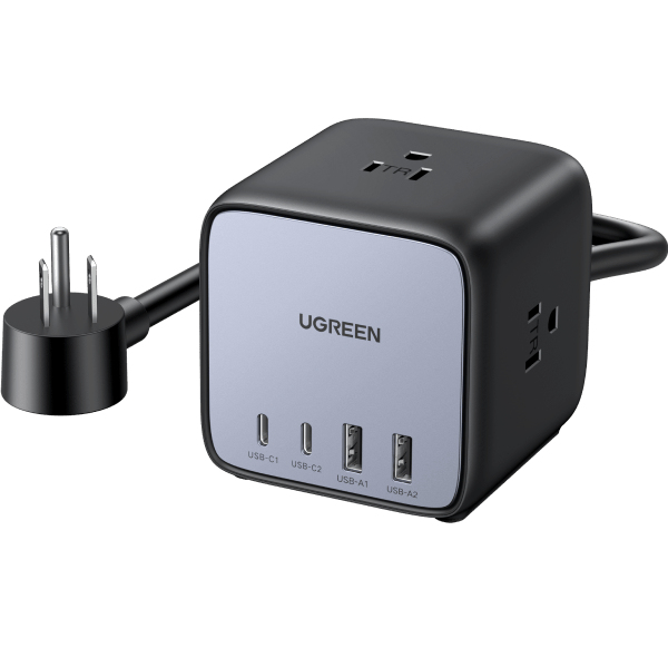 Ugreen 40861 mobile device charger Universal Black, Silver AC Wireless charging Fast charging Indoor