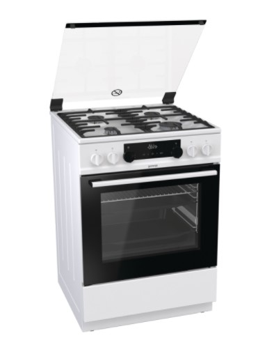 Gorenje KS6350WF Freestanding cooker Electric Gas White – image 4