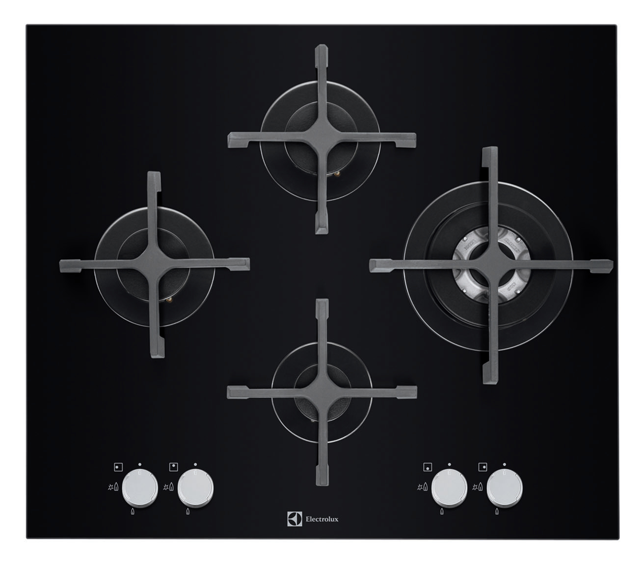 Electrolux EGT6343LOK Black Built-in Gas 4 zone(s) – image 1