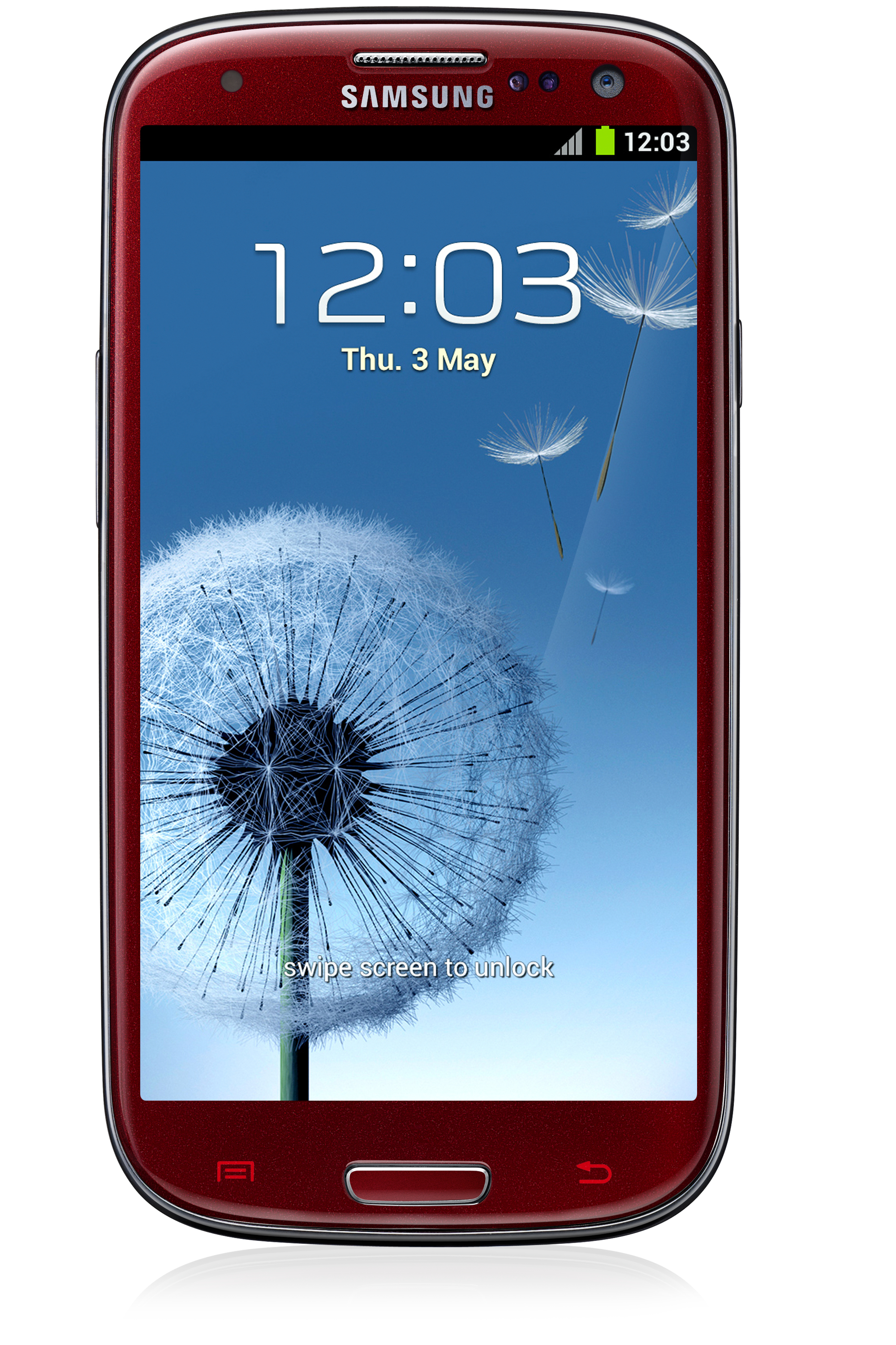 Samsung Galaxy III 12.2 cm (4.8") Android 4.0 3G 16 GB 2100 mAh Red