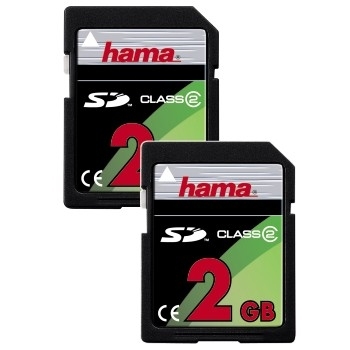 Hama Double Pack SD 2GB Class 2