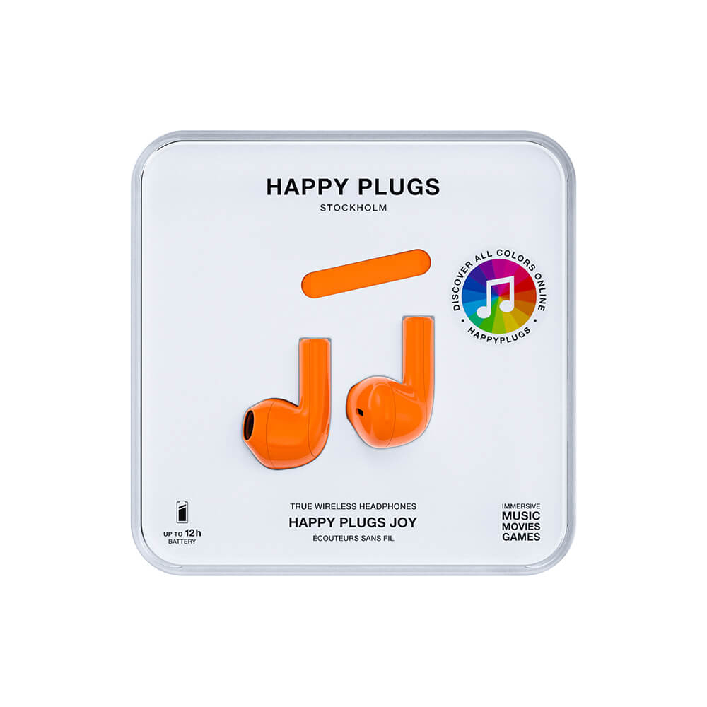 Happy Plugs Headphone Joy In-Ear TWS Orange – image 2