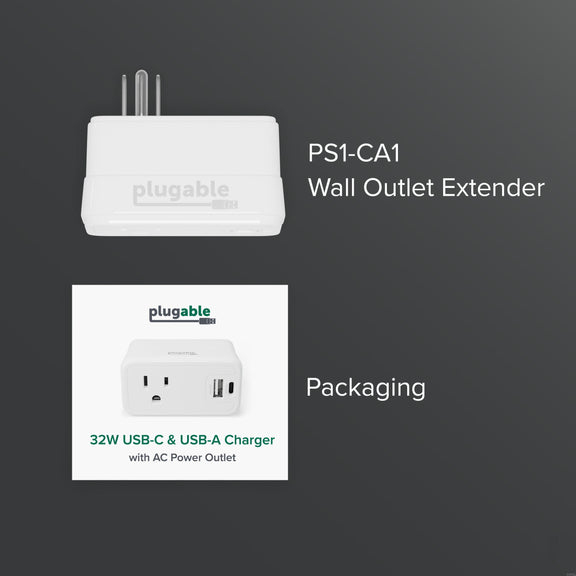 Plugable Technologies PS1-CA1 mobile device charger Universal White AC Fast charging Indoor – image 8