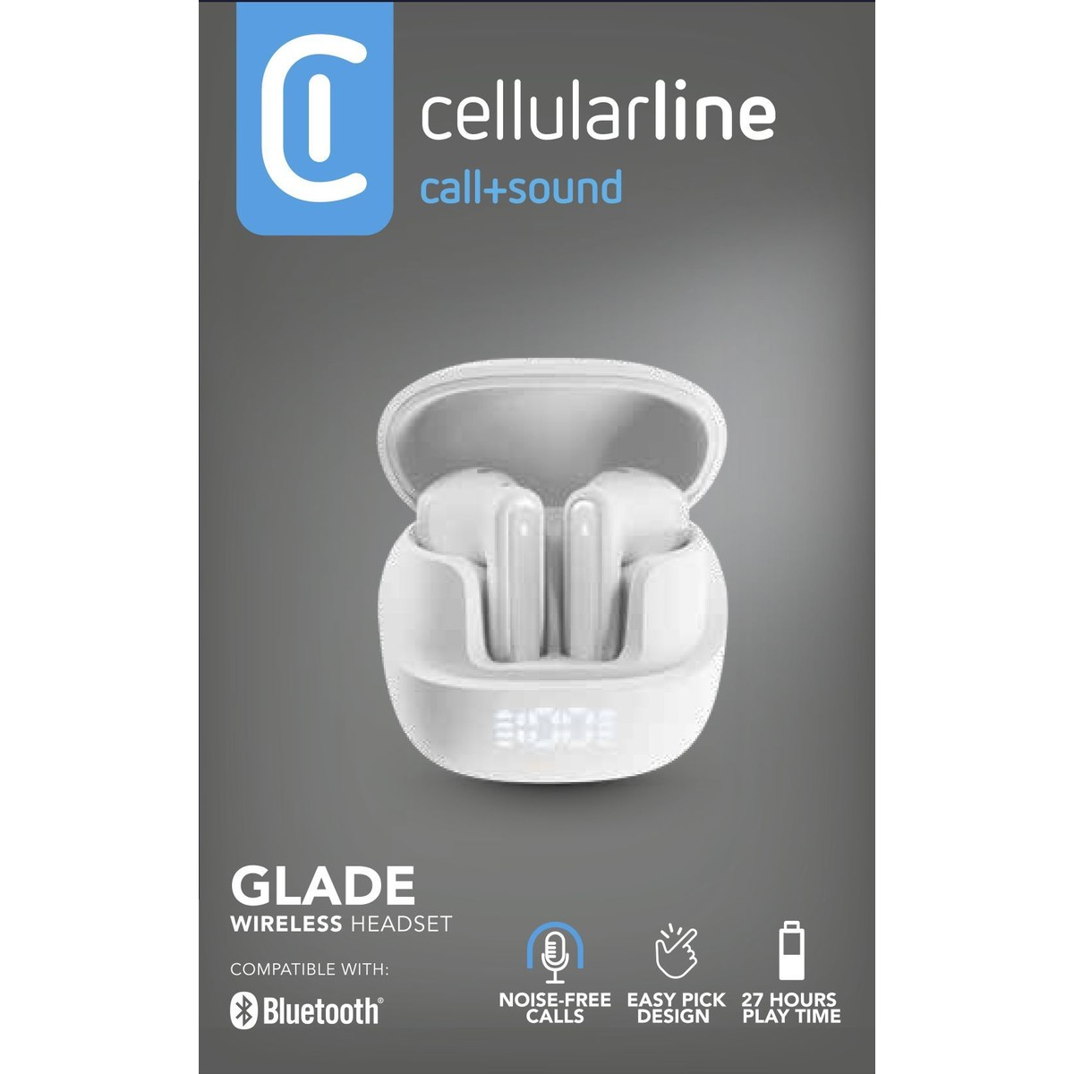 Cellularline GLADE TRUE WIRELESS EARBUDS WITH DISPLAY – image 2