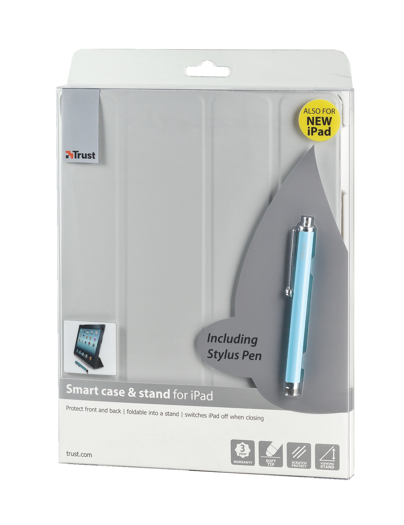 Trust 18729 tablet case Folio Grey – image 3