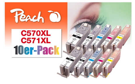 Peach PI100-311 ink cartridge Black, Cyan, Magenta, Yellow
