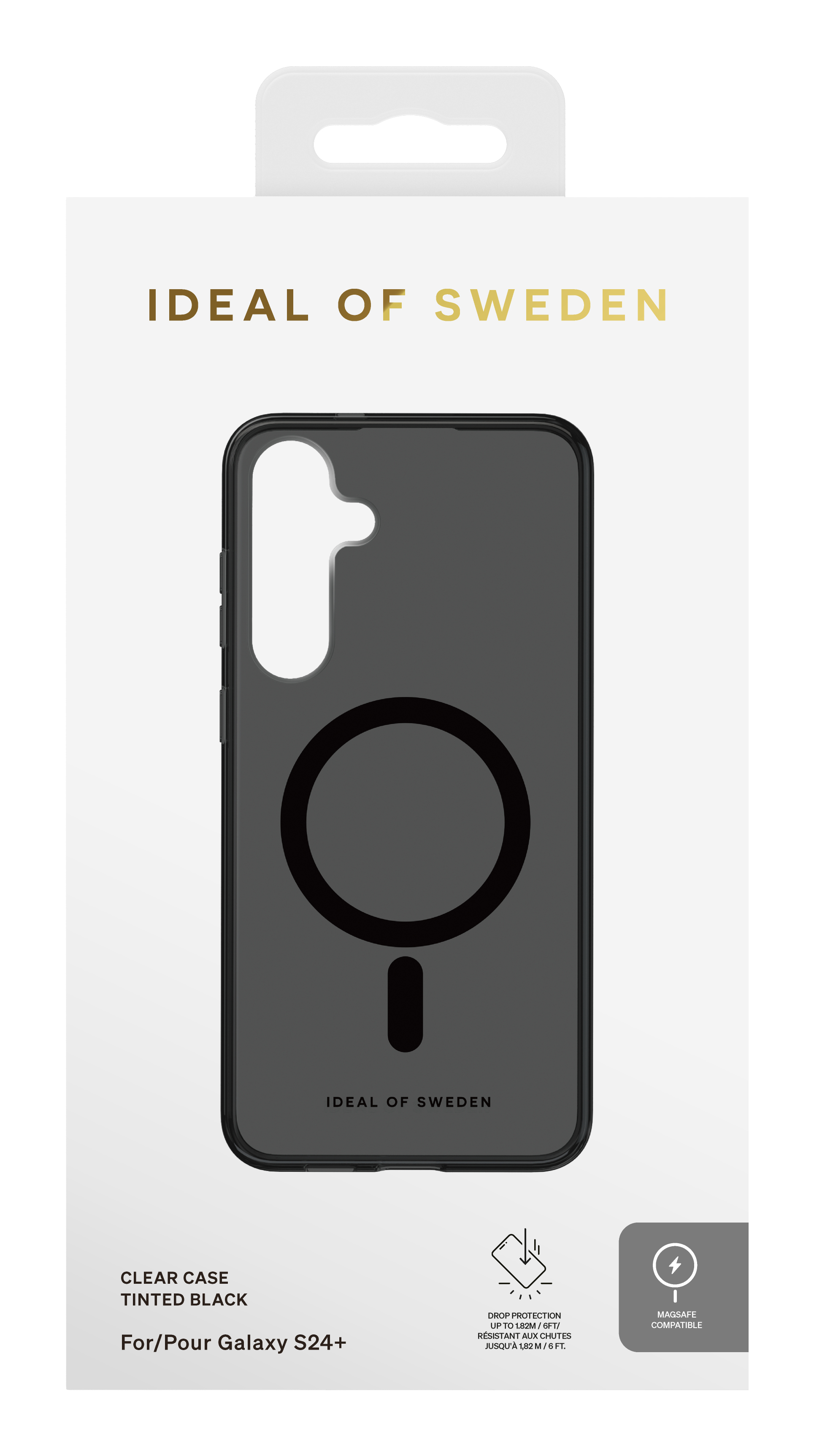 iDeal of Sweden Clear Case MagSafe Galaxy S24 Plus / S25 Plus Tinted Black – image 4