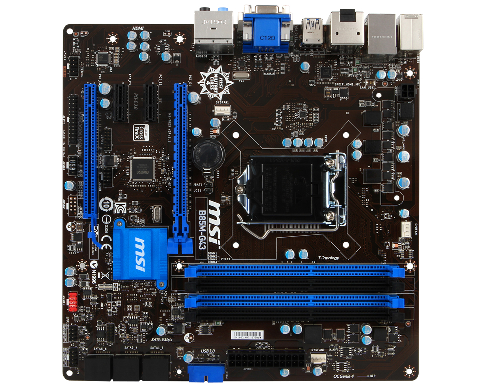 MSI B85M-G43 motherboard Intel® B85 LGA 1150 (Socket H3) micro ATX – image 2