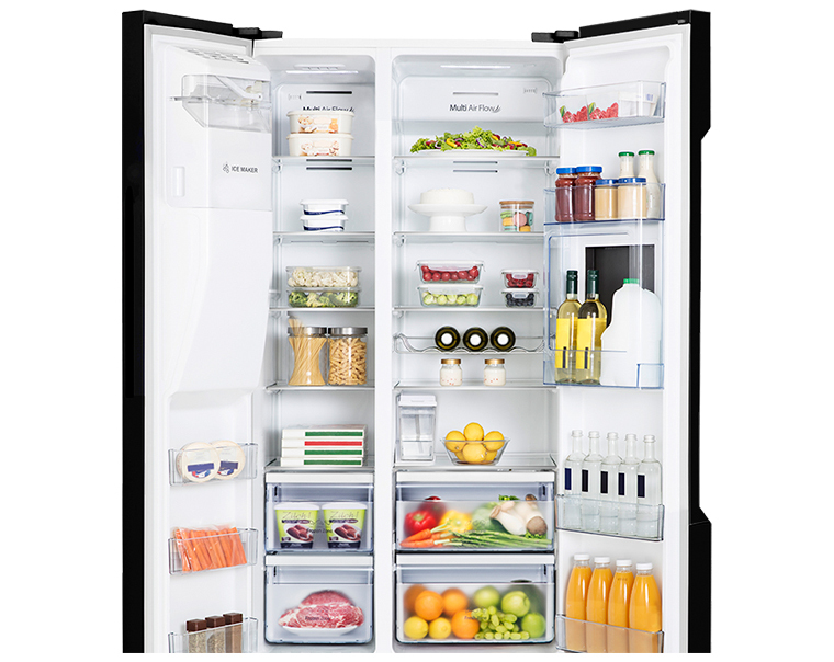 Hisense RS694N4BB1 side-by-side refrigerator Freestanding – image 9