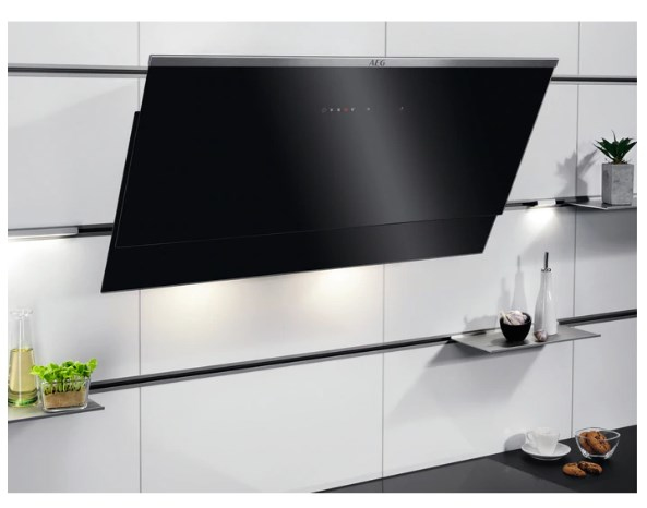 AEG DVE5971HG Wall-mounted Black, Stainless steel 700 m³/h – image 3