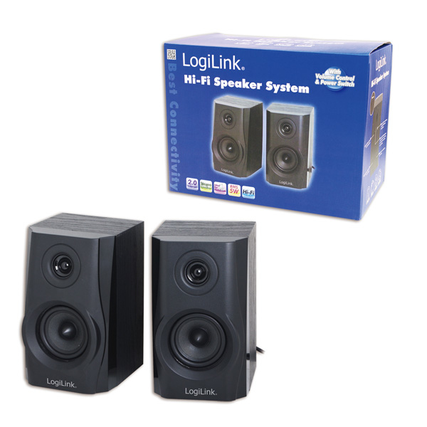 LogiLink SP0028 loudspeaker 2-way Black Wired – image 2