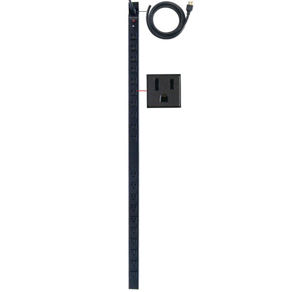 CyberPower PDU15BV20F power distribution unit (PDU) 20 AC outlet(s) 0U Black – image 2