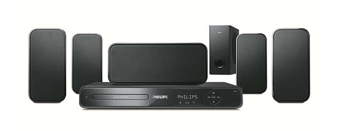 Philips DVD home theatre system HTS3164/05