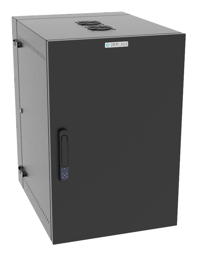 Vertiv VR Rack GL36WMCMS-B-SE-AF-00 rack cabinet 19U Wall mounted rack Black