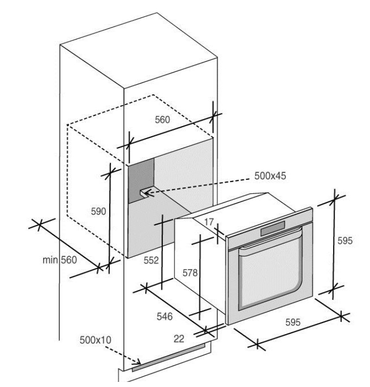 Rosieres RFA77FIN oven – image 2