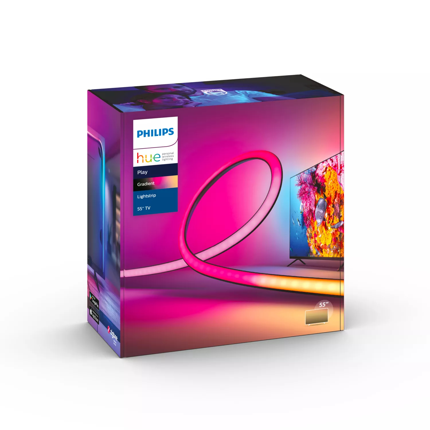 Philips by Signify Philips Hue White and colour ambience 8719514436473 smart lighting Smart strip light Bluetooth/Zigbee – image 4