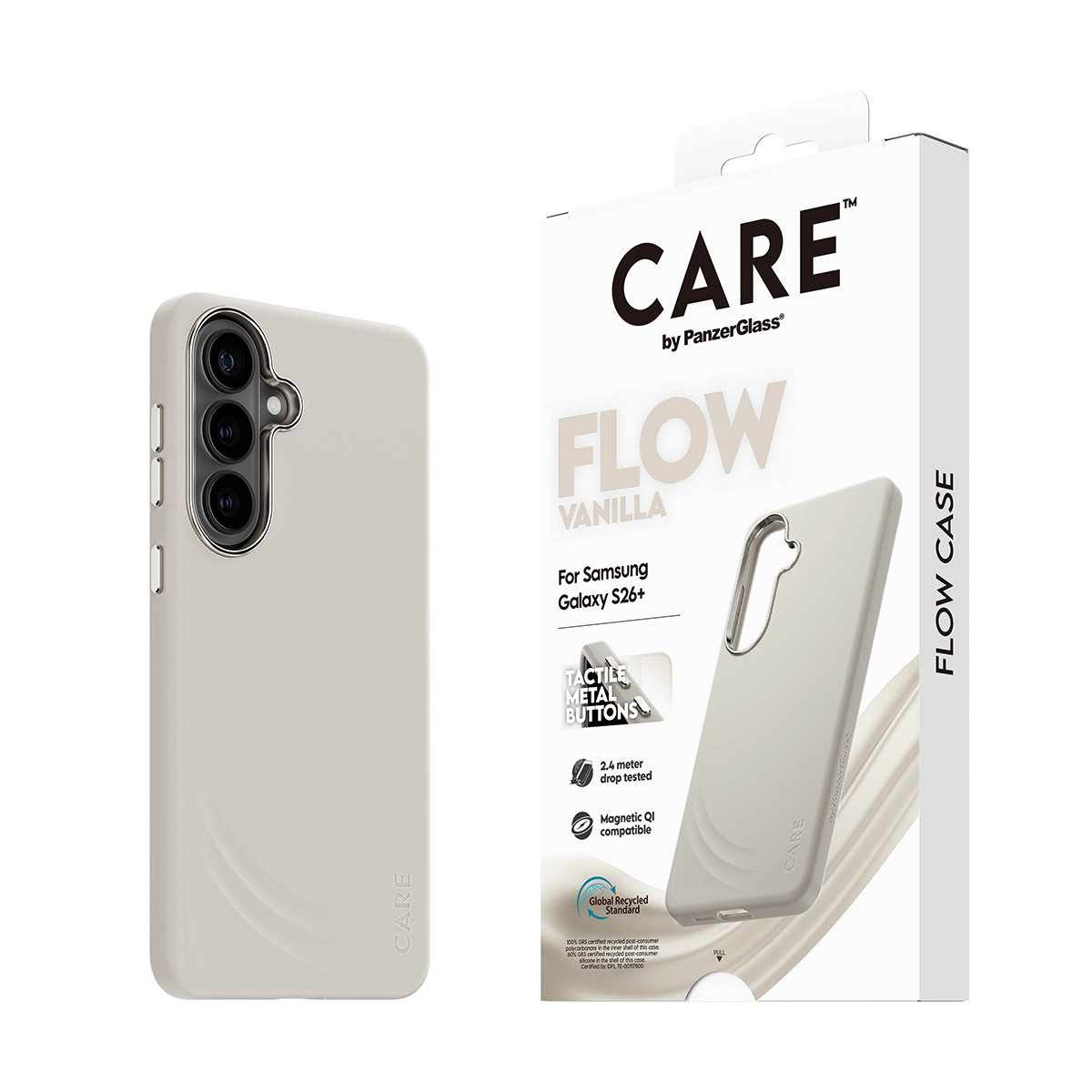PanzerGlass CARE™ by PanzerGlass® Flow Case Vanilla w. Qi Samsung Galaxy S26+ – image 6