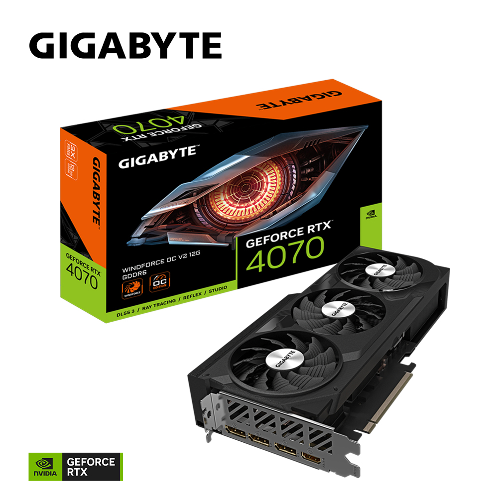 GIGABYTE GeForce RTX 4070 WINDFORCE OC V2 12G – image 2