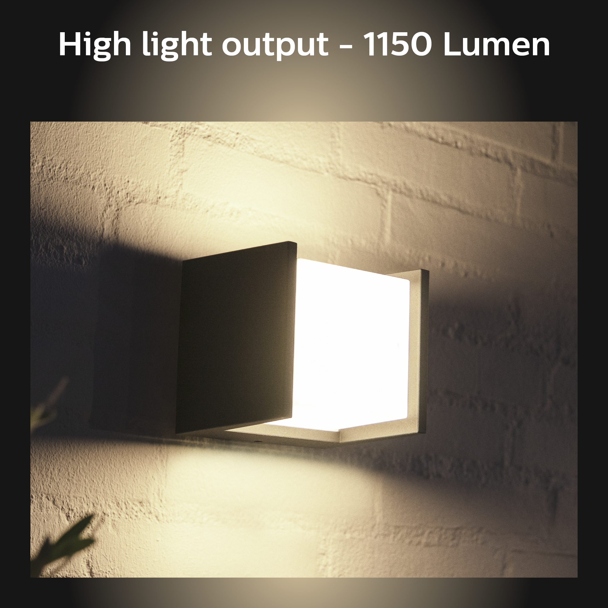 Philips by Signify Philips Hue White Fuzo Outdoor Wall Light – image 5