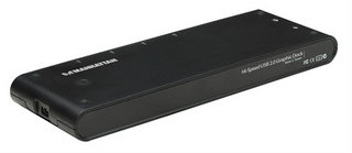 Manhattan 179102 laptop dock/port replicator Black